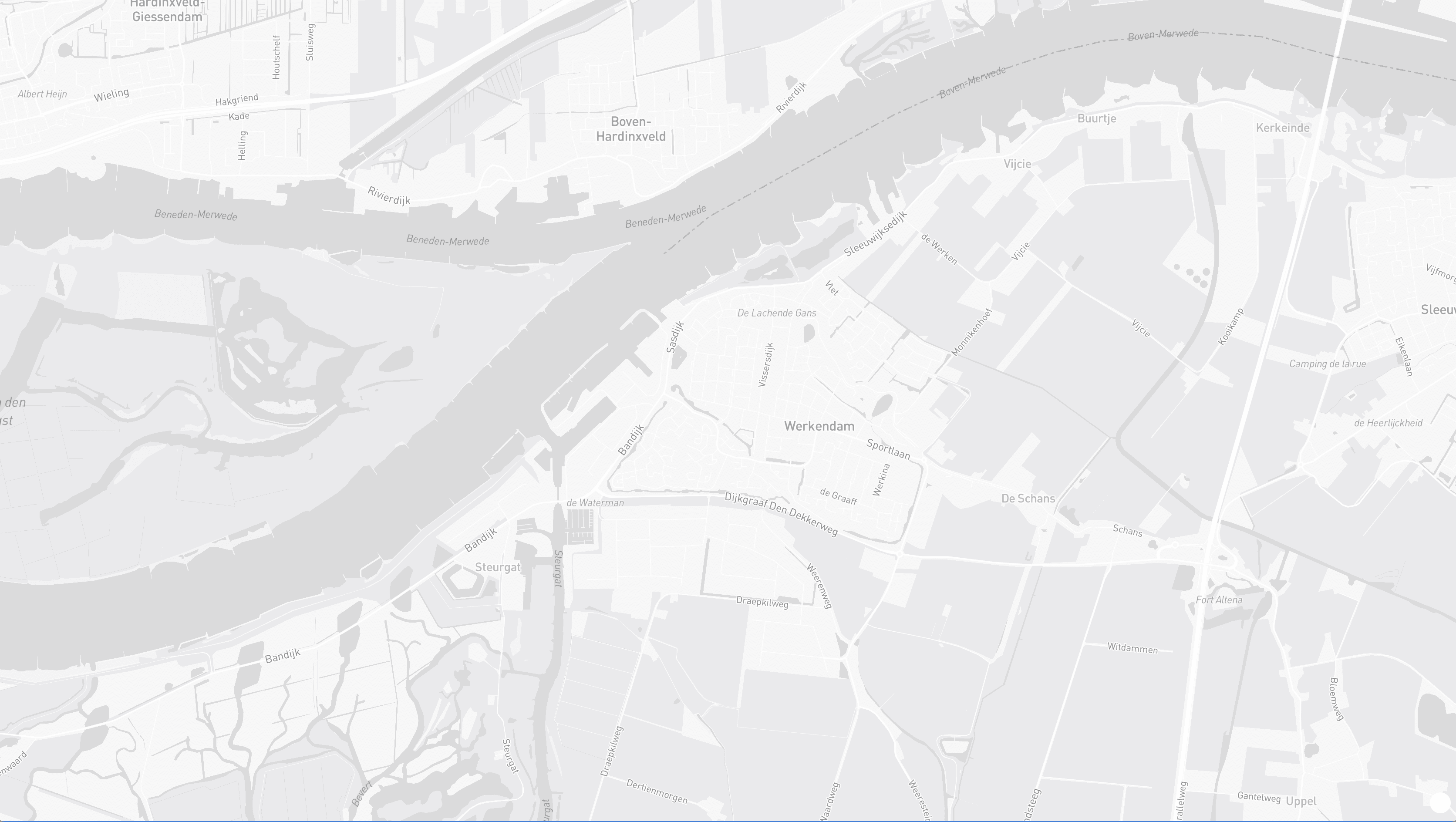 map for Werkendam